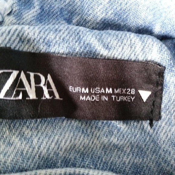 Draped denim top - Picture 4 of 4